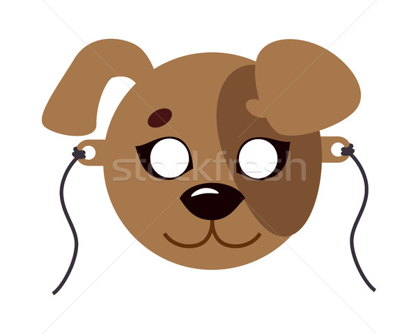 Dog Animal Carnival Mask. Favorite Pet. Festival Stock photo © robuart