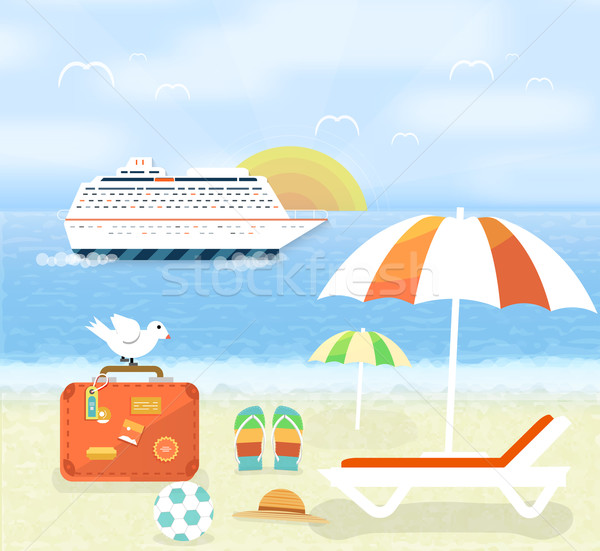 Foto stock: Planificación · vacaciones · de · verano · turismo · viaje