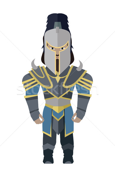 Fantasy Knight Character Vector Illustration.    Stock photo © robuart
