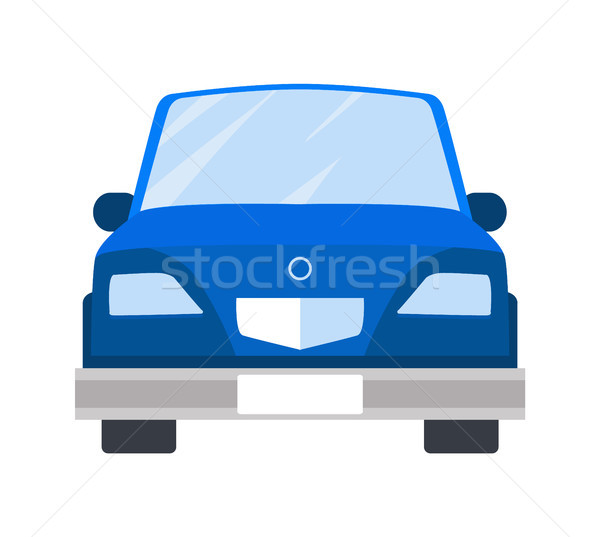 автомобилей синий цвета автомобиль используемый Сток-фото © robuart