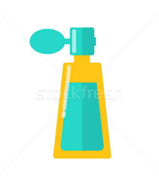 Yellow Bottle Colorful Sketch Vector Illustration Stock photo © robuart