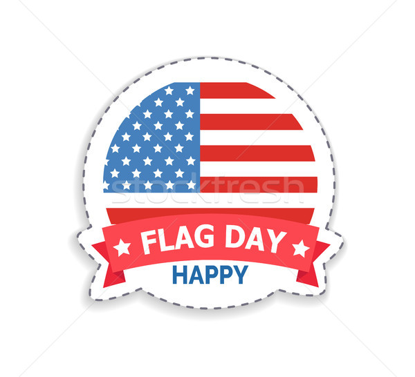 Flag Day Happy Celebration Vector Illustration Stock photo © robuart