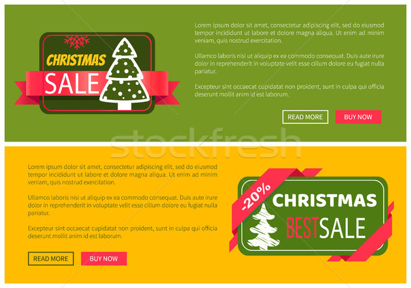 Premium Quality Hot Price Christmas Sale Card Stock photo © robuart