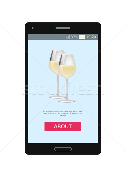 Smartphone or Digital Tablet Online Internet Page Stock photo © robuart