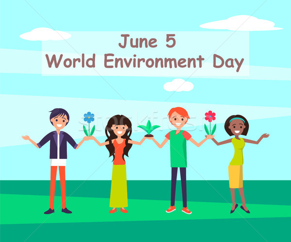 World Environmental Day June Vector Illustration Stock photo © robuart