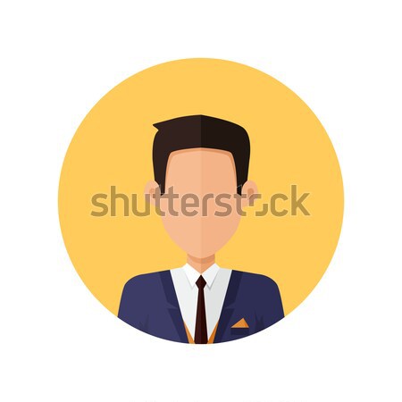 Young Man Private Avatar Icon Stock photo © robuart