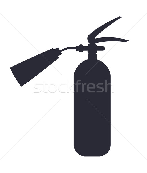 Carbon Dioxide Extinguisher Isolated Illustration Stock photo © robuart