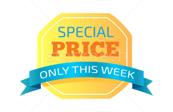 Special Price Only This Week Vector Illustration Stock photo © robuart