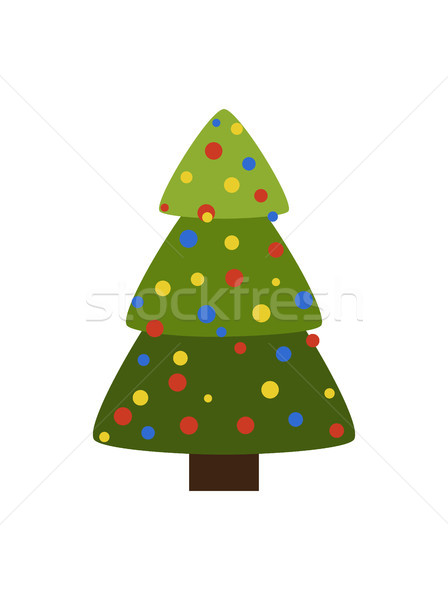 Arbre icône symbole Noël vacances [[stock_photo]] © robuart