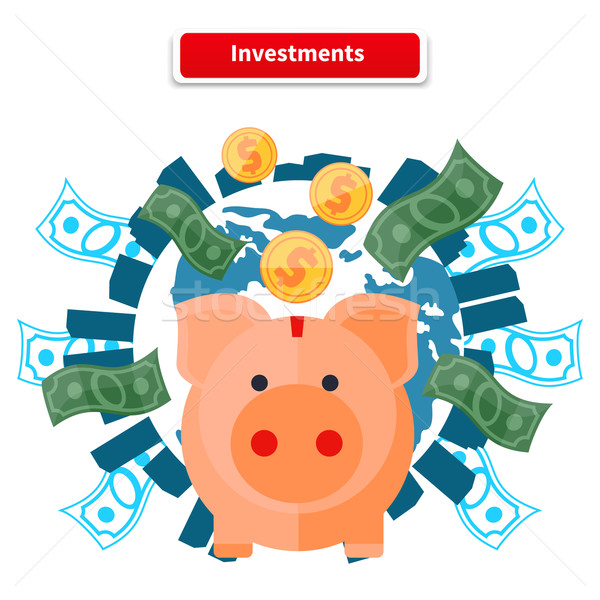 Investment Piggy Bank Stock photo © robuart