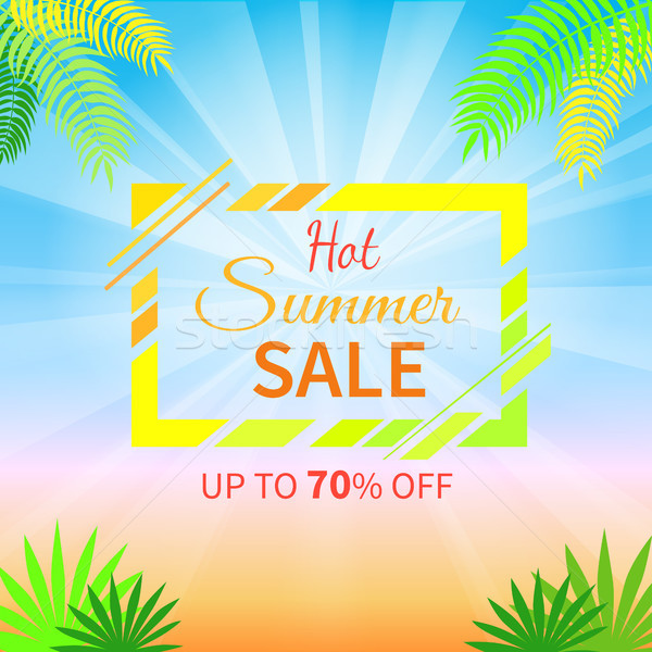 Sommer Verkauf up aus farbenreich Illustration Stock foto © robuart