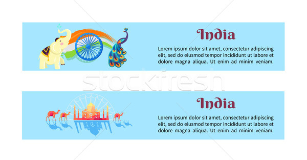 Inde affiches symboles pays [[stock_photo]] © robuart