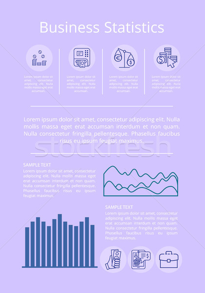 Business statistiche dati dimostrazione classifiche grafici Foto d'archivio © robuart