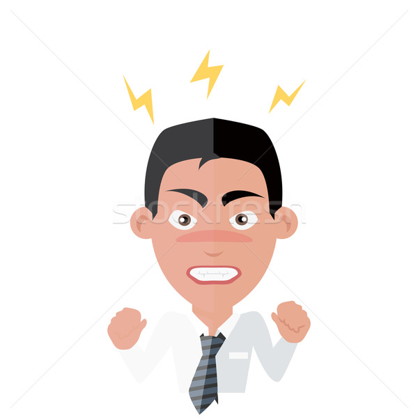 Emotion Avatar Man Angry Success Stock photo © robuart