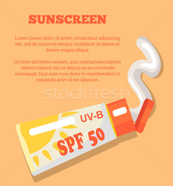 [[stock_photo]]: Affiche · lotion · contenu · lumière