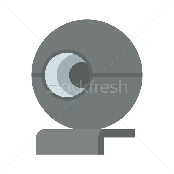 Cute Web Camera Template Color Vector Illustration Stock photo © robuart