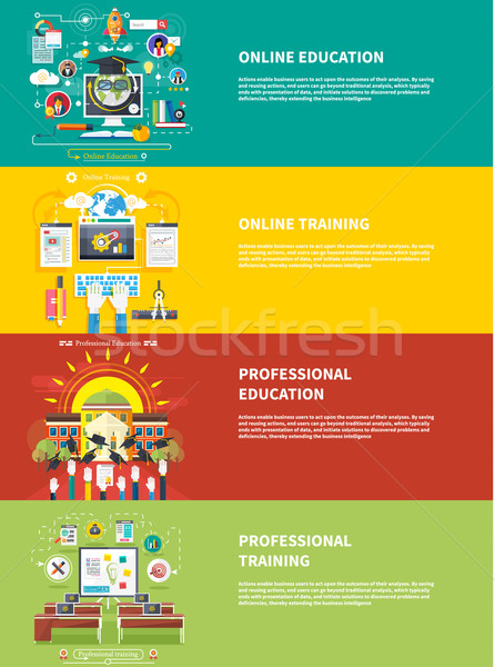 Education, online education, professional education Stock photo © robuart