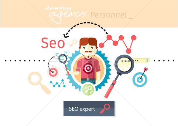 Expert of search engine optimization Stock photo © robuart