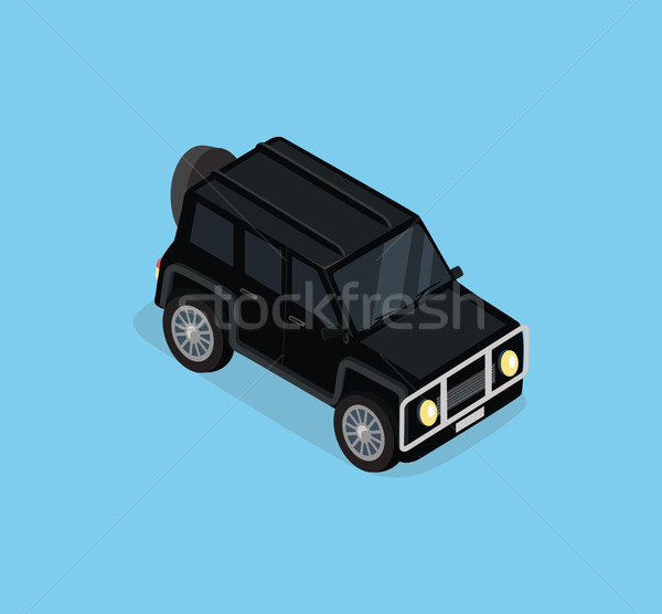 Isometric Safari off Road Car Stock photo © robuart