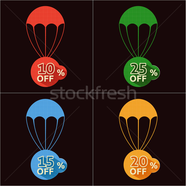 Discount parachute Stock photo © robuart