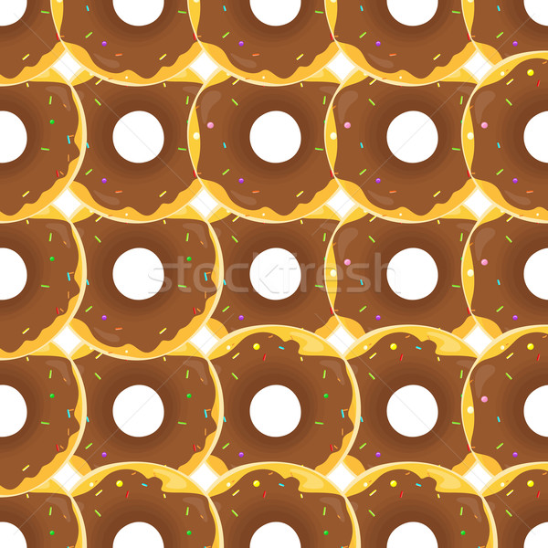 Donut Seamless Background Texture Pattern Stock photo © robuart