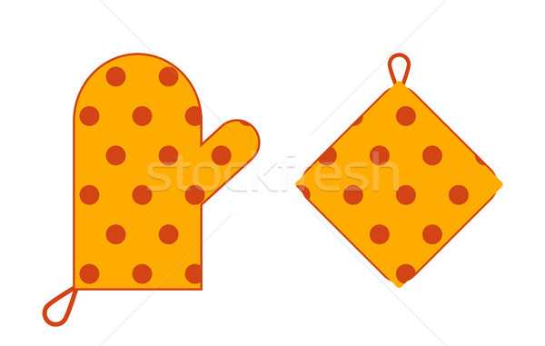 Pair of Cute Kitchen Devices Vector Illustration Stock photo © robuart