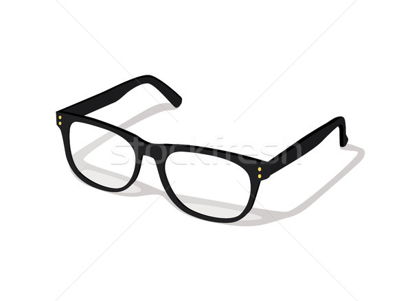 Modern Glasses Icon Isolated on White Background Stock photo © robuart