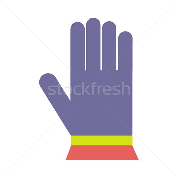 Winter Colorful Knitted Woolen Glove Isolated Stock photo © robuart