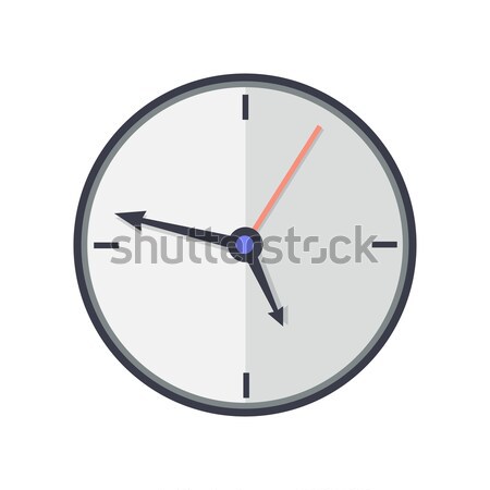 Timp ceas icoană birou design interior ceas Imagine de stoc © robuart