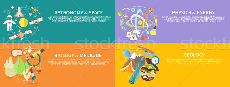 Chemistry, physics, biology Stock photo © robuart