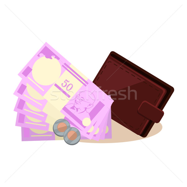 Indian Money Vector Illustration Stock photo © robuart