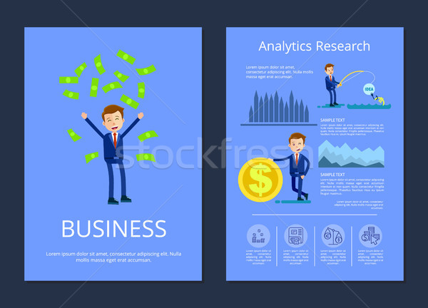 Business and Analytic Research Vector Illustration Stock photo © robuart