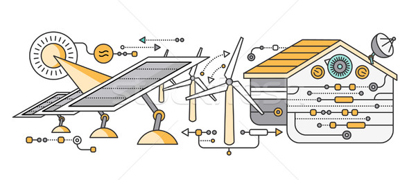 Concept of Smart Home and Control Device Stock photo © robuart