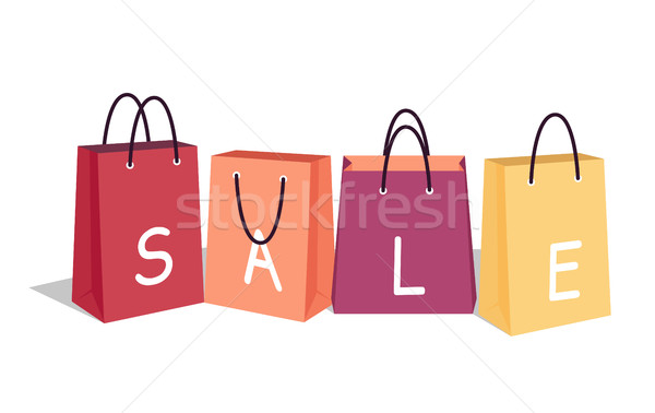 Sale in Shop Vector Concept in Flat Design Stock photo © robuart