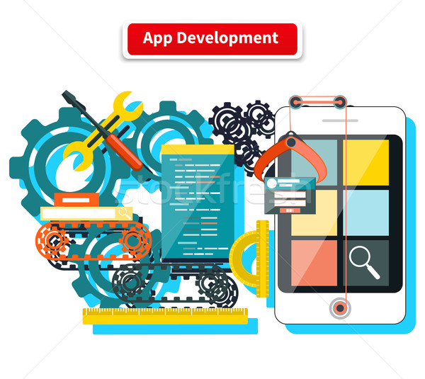 App Development Concept Stock photo © robuart