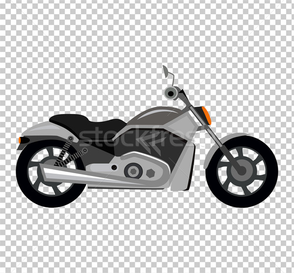 Cool Motorcycle Isolated on White Background Stock photo © robuart