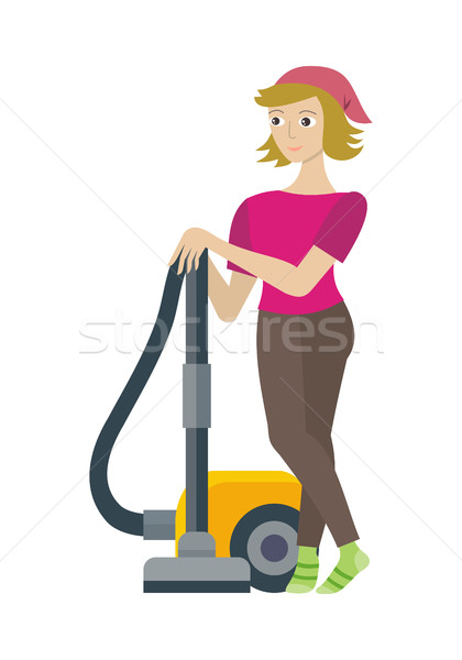 Cleaning Service Concept Vector in Flat Design Stock photo © robuart