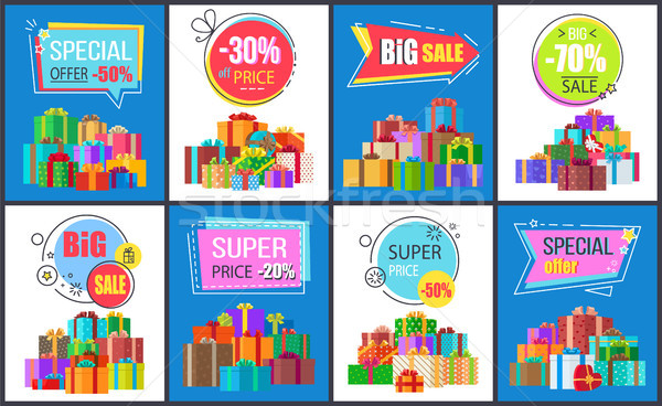 Special Offer -50 , Big Sale Vector Illustration Stock photo © robuart
