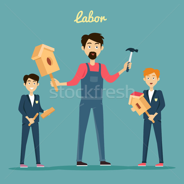 Subject of Labor Education Conceptual Banner Stock photo © robuart