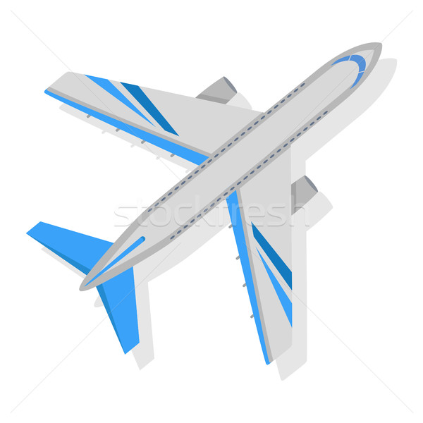 Plane Vector Icon on White Background. Transport Stock photo © robuart