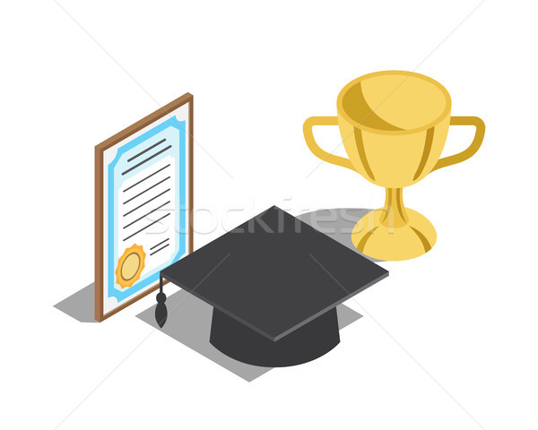 Rewards for Successful Graduation Illustrations Stock photo © robuart