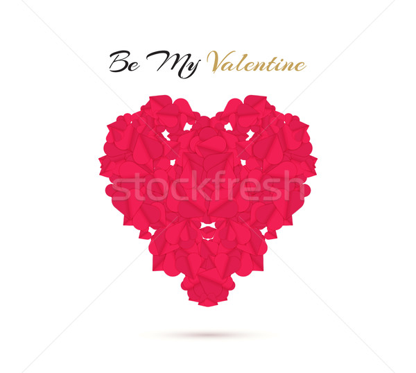 Happy Valentines Day Be My Valentine Vector Illustration C Robuart Stockfresh