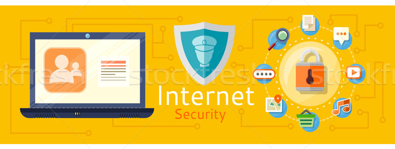 The concept of internet protection Stock photo © robuart