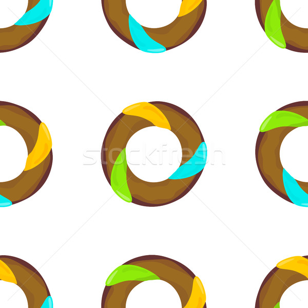 Donut Seamless Background Texture Pattern Stock photo © robuart