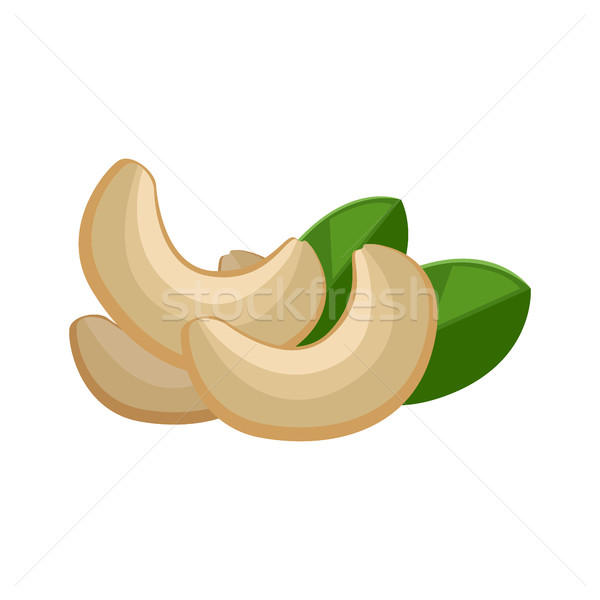 Illustration of Cashew Nuts. Stock photo © robuart