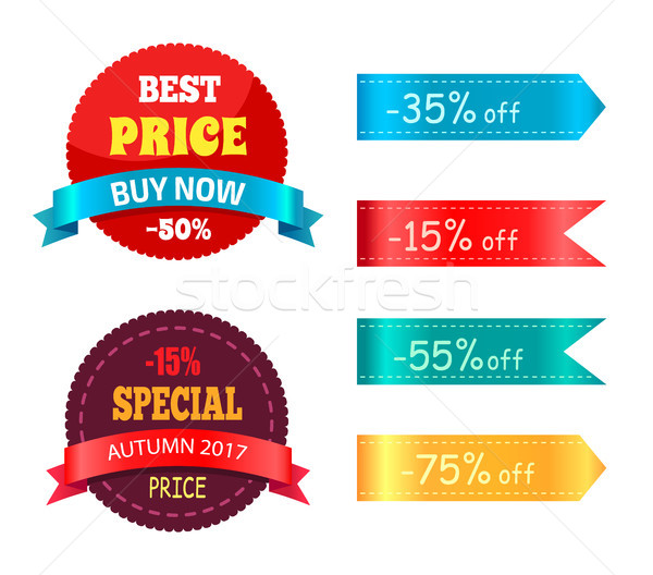 Best Price Buy Now Special Autumn Offer Percent Stock photo © robuart