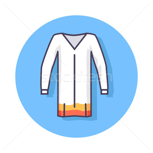 Cirkel icon strand tuniek item Stockfoto © robuart