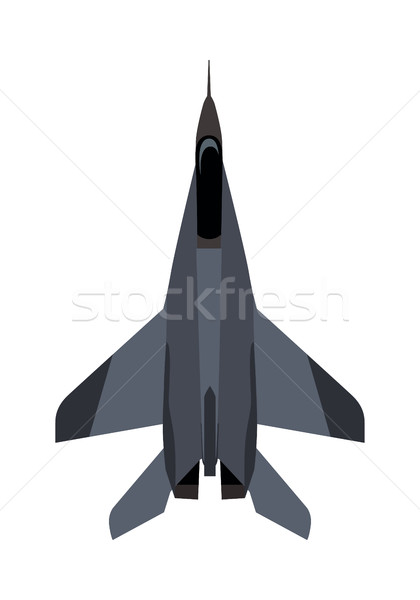 Military Airplane Isolated. Aircraft Plane Vector Stock photo © robuart
