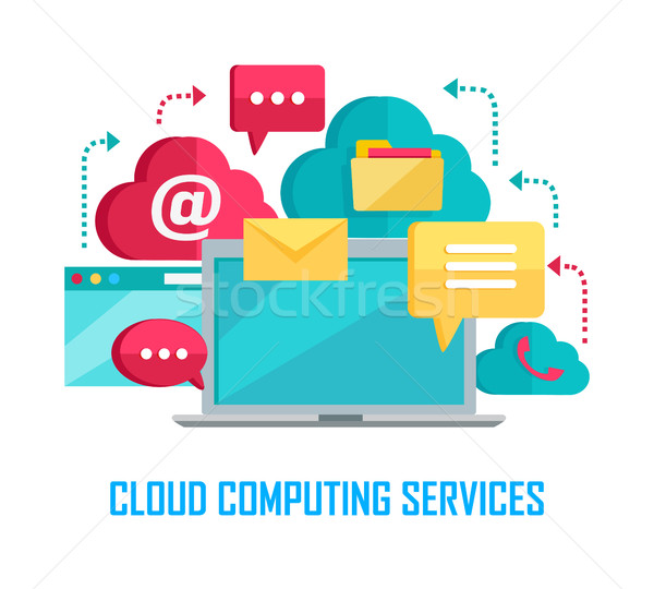 Cloud Computing Services Banner Stock photo © robuart