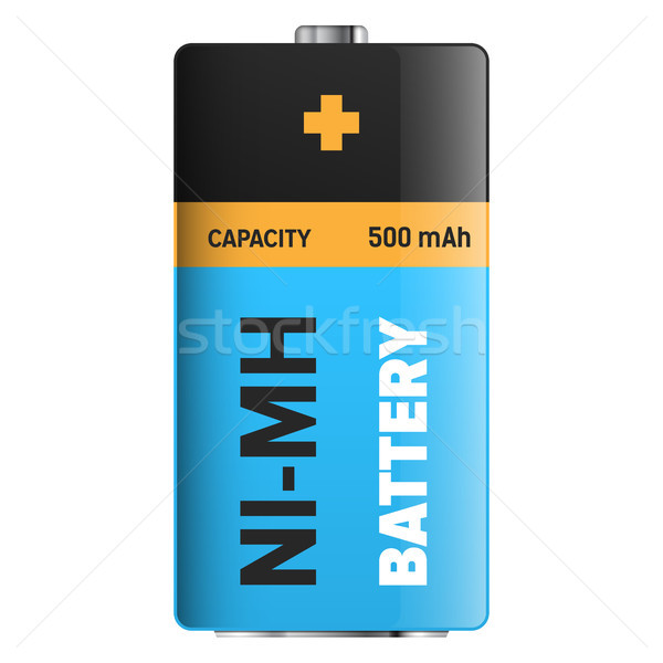 Big Ultra Longlife Battery Isolated Illustration Stock photo © robuart